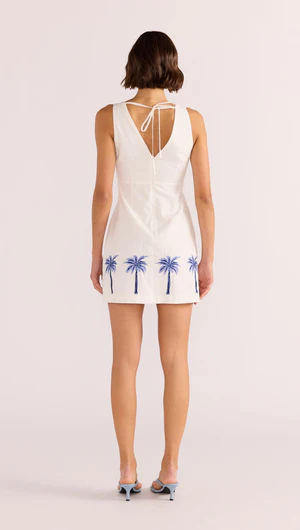 ISADORA EMBROIDERED MINI DRESS