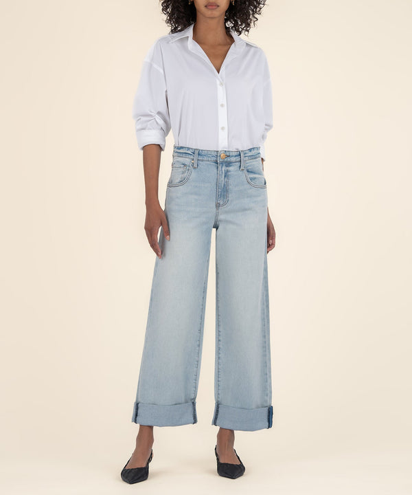 GWEN HIGH RISE WIDE LEGS ROLL UP