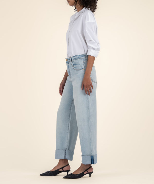 GWEN HIGH RISE WIDE LEGS ROLL UP