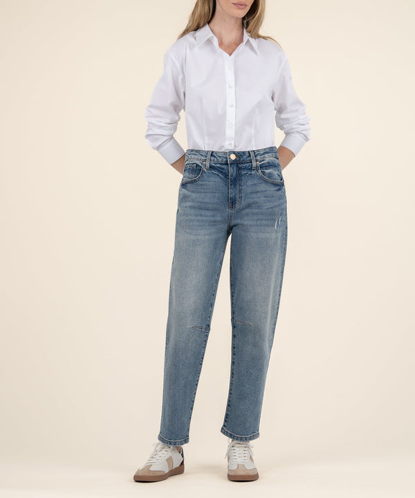 ASHLEY HIGH RISE SLOUCHY BARREL STRAIGHT LEG
