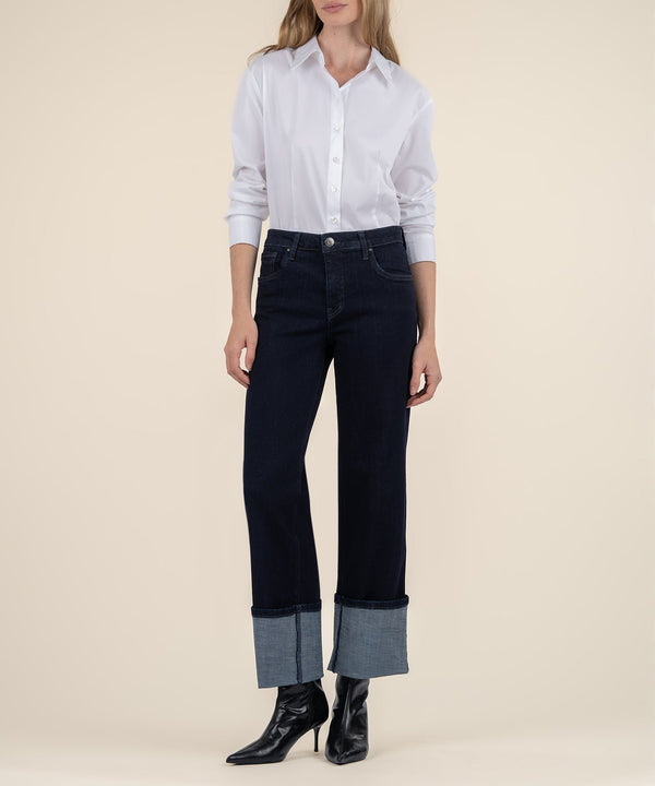 CHARLOTTE HR FAB AB WIDE LEG ROLL UP