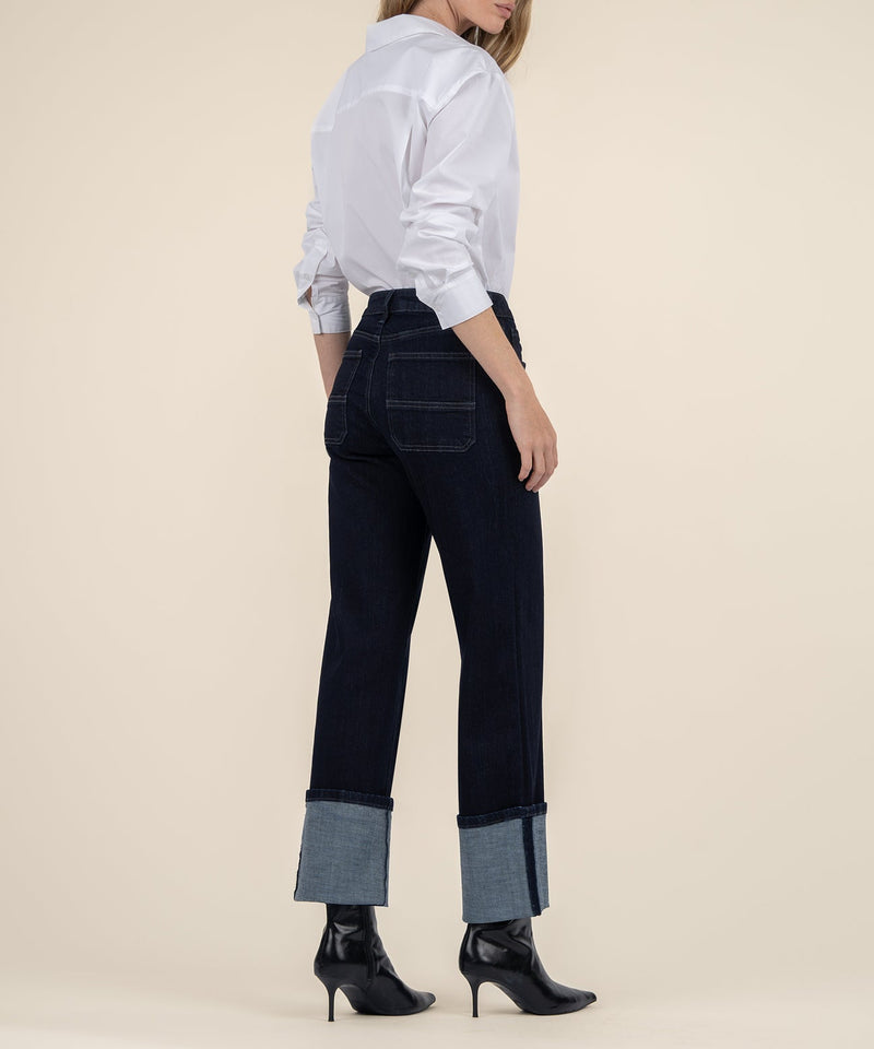 CHARLOTTE HR FAB AB WIDE LEG ROLL UP