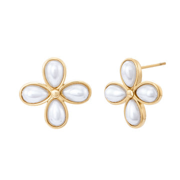 FLEUR EARRINGS - GOLD