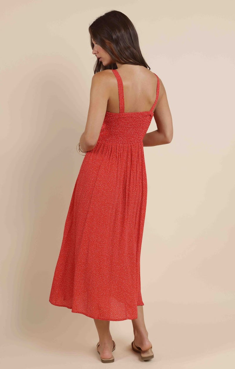 NINA MILKMAID MIDI DRESS