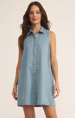 NEW LIGHT TWILL MINI DRESS