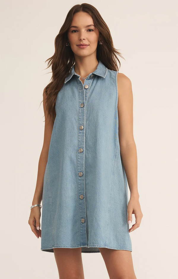 NEW LIGHT TWILL MINI DRESS