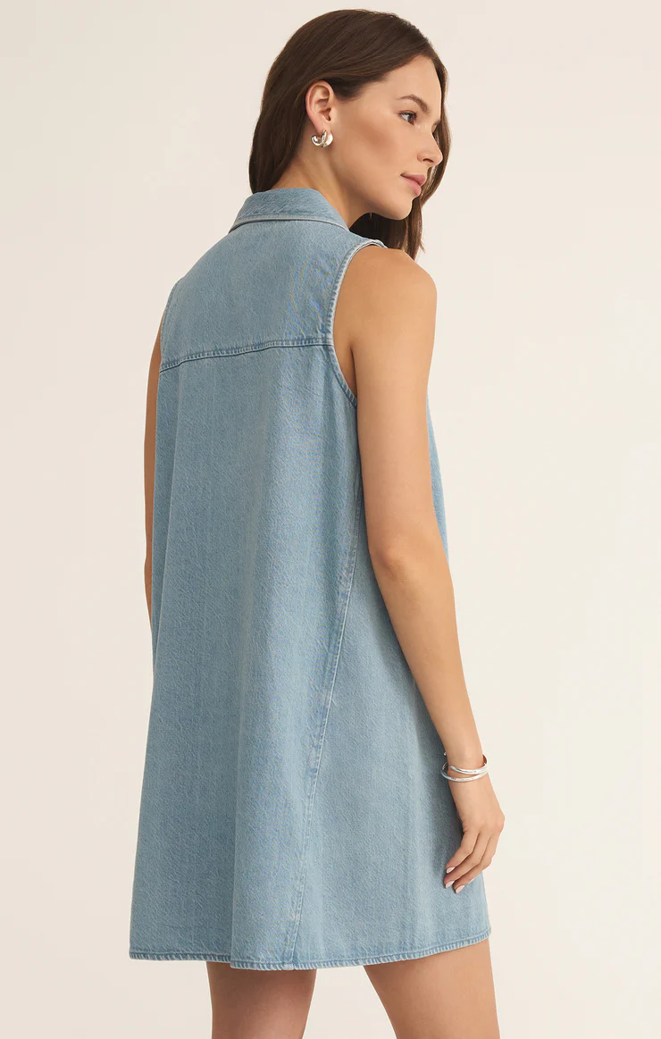 NEW LIGHT TWILL MINI DRESS