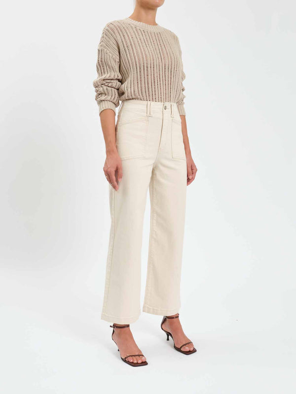 VALLEY GIRL - HIGH RISE WIDE ANKLE LEG