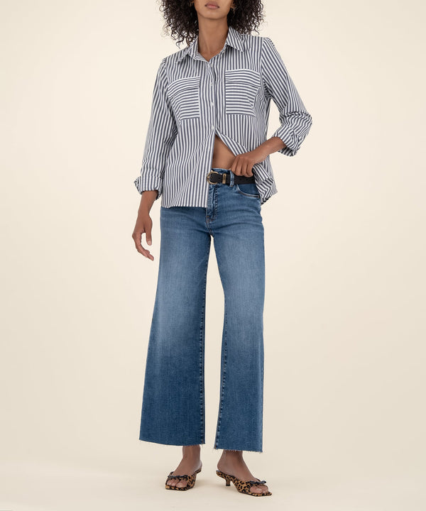MEG HIGH RISE FAB AB WIDE LEG