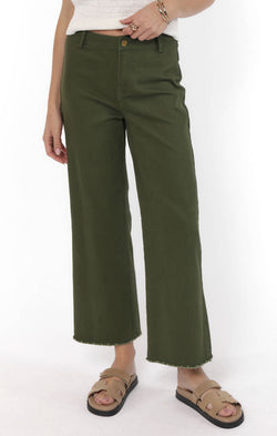 CLEAR EYE WIDE LEG DENIM PANT