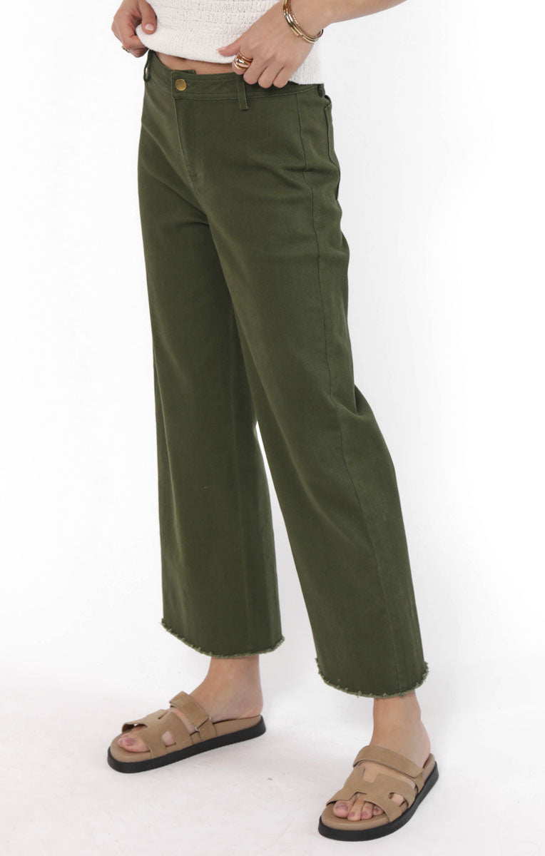 CLEAR EYE WIDE LEG DENIM PANT
