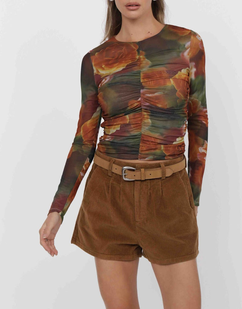 HEART BEATS MESH TOP