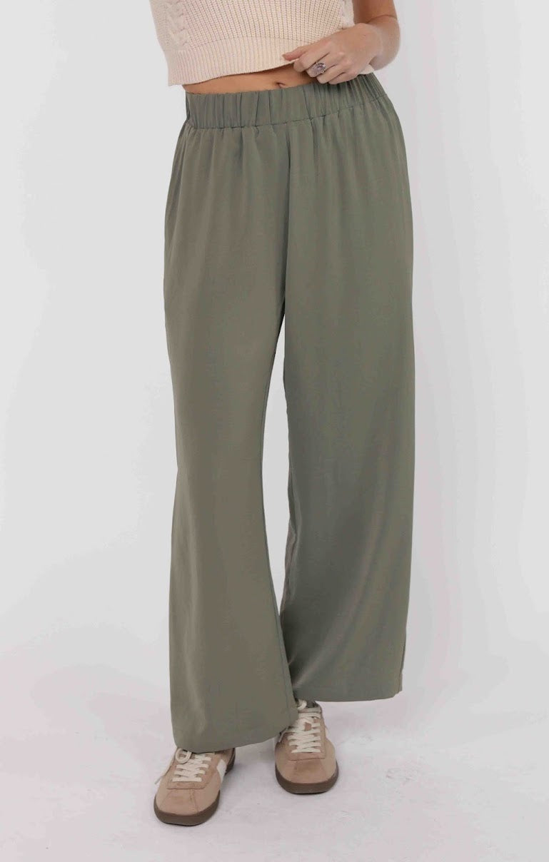 FOR YOU CREPE ELASTIC WASIT PANT