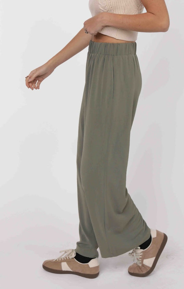 FOR YOU CREPE ELASTIC WASIT PANT