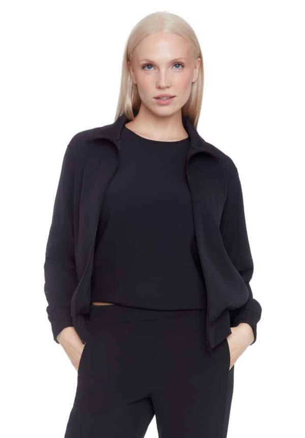 LAUREL SOLID VEGAN SILK JACKET