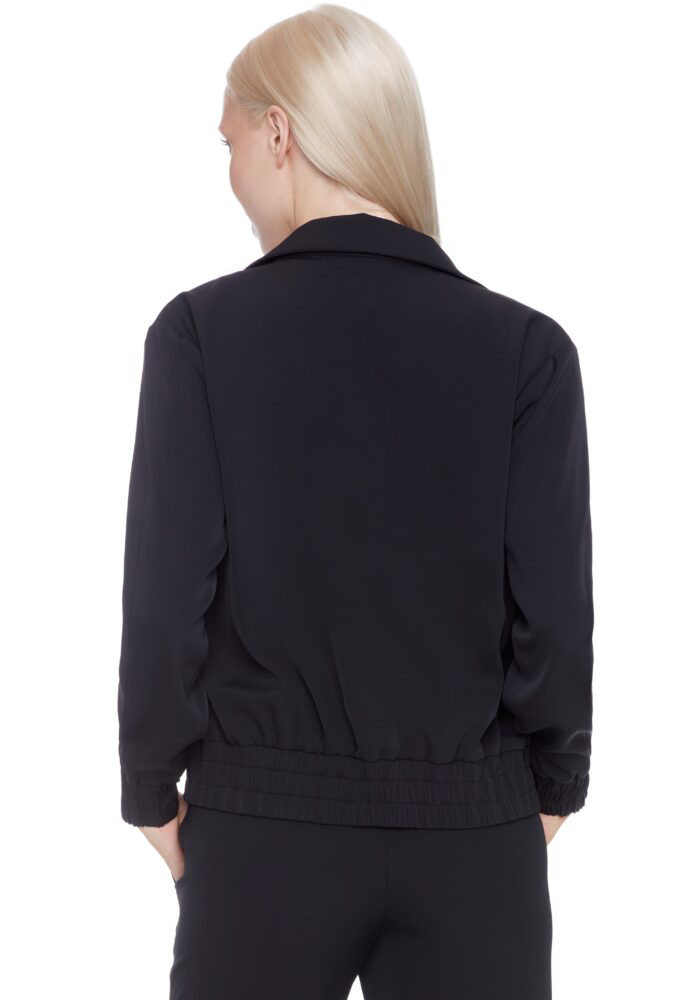 LAUREL SOLID VEGAN SILK JACKET