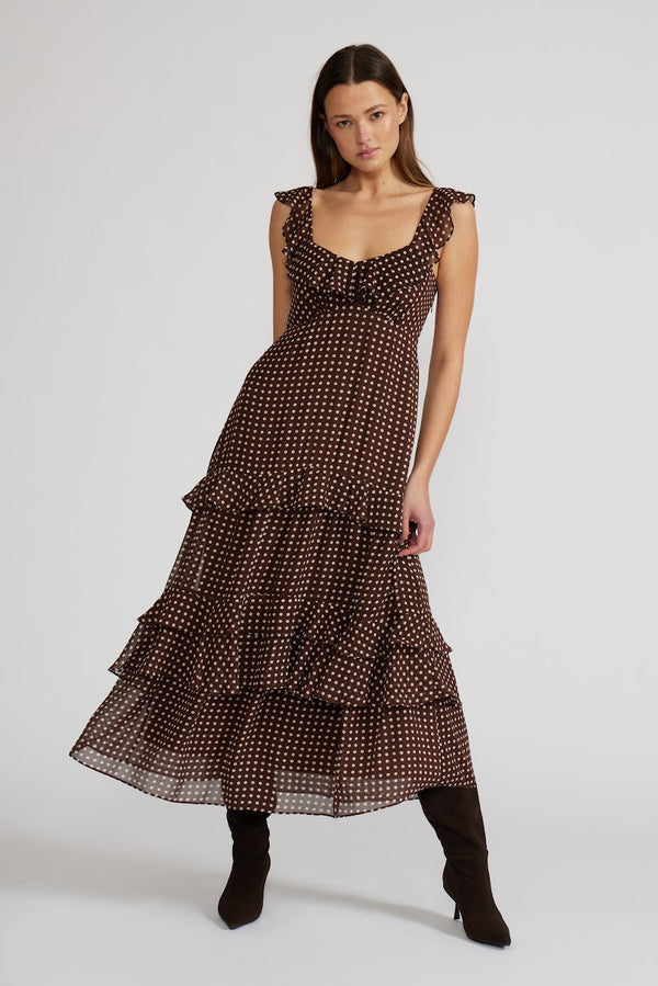 CASSANDRA TIERED DRESS
