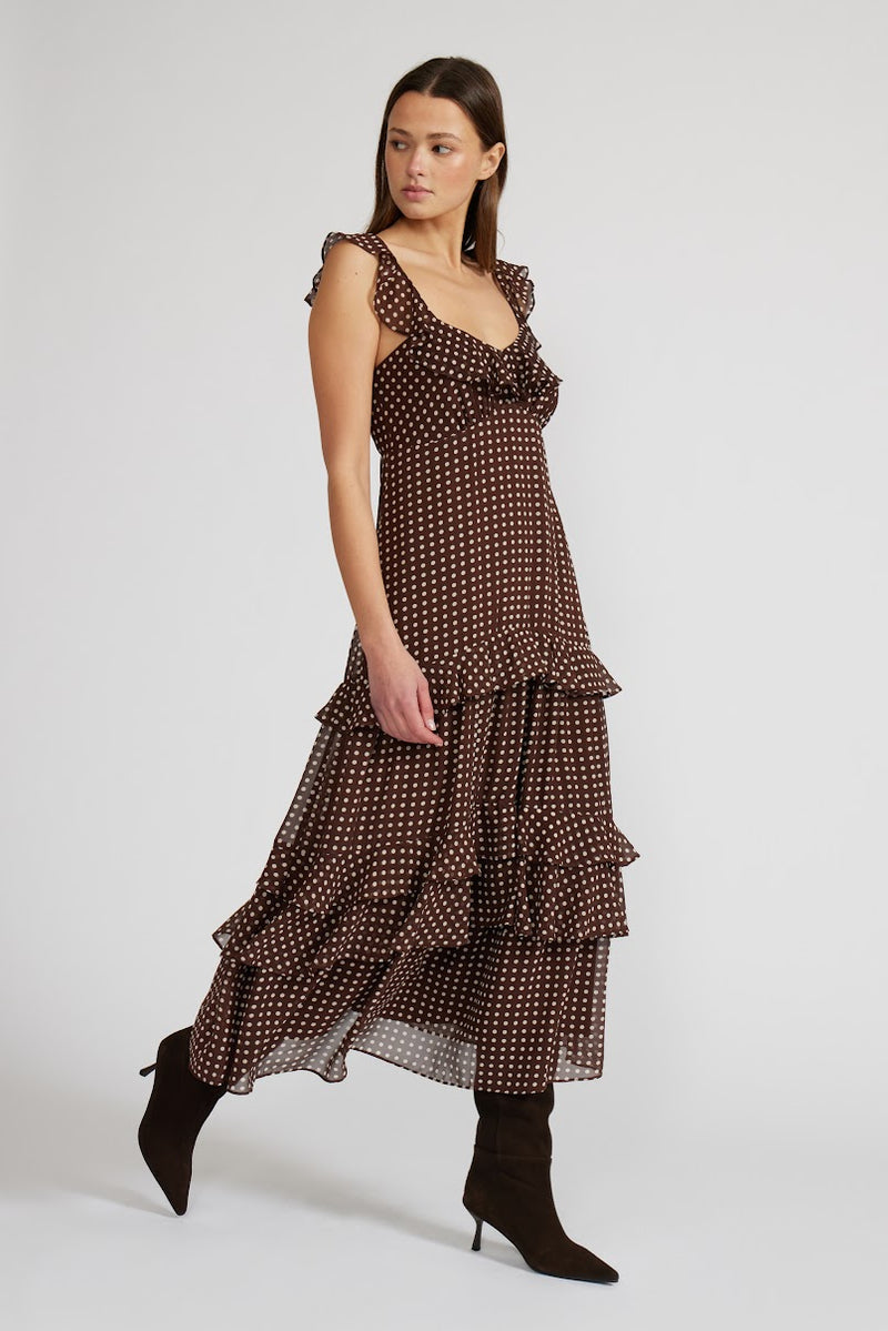 CASSANDRA TIERED DRESS