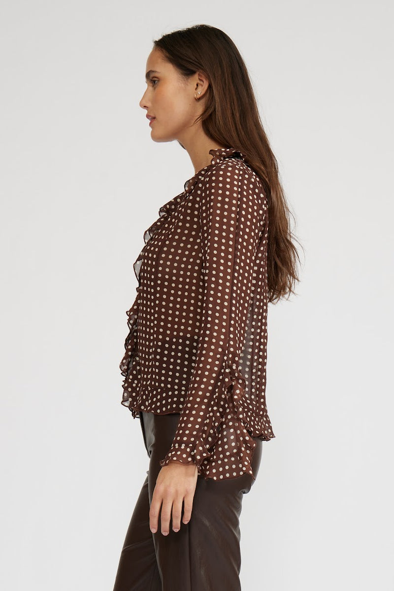 LIZA RUFFLE TOP