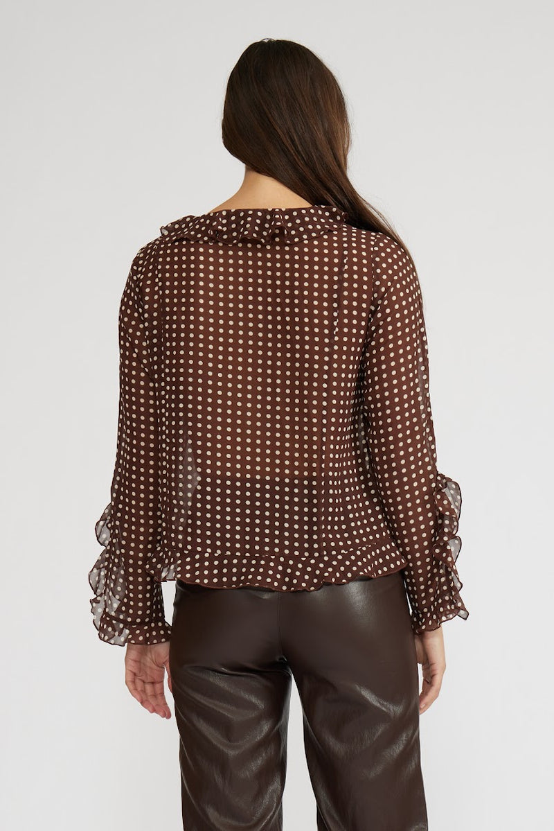 LIZA RUFFLE TOP