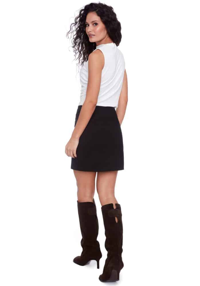 JACK SOLID PONTE SKIRT