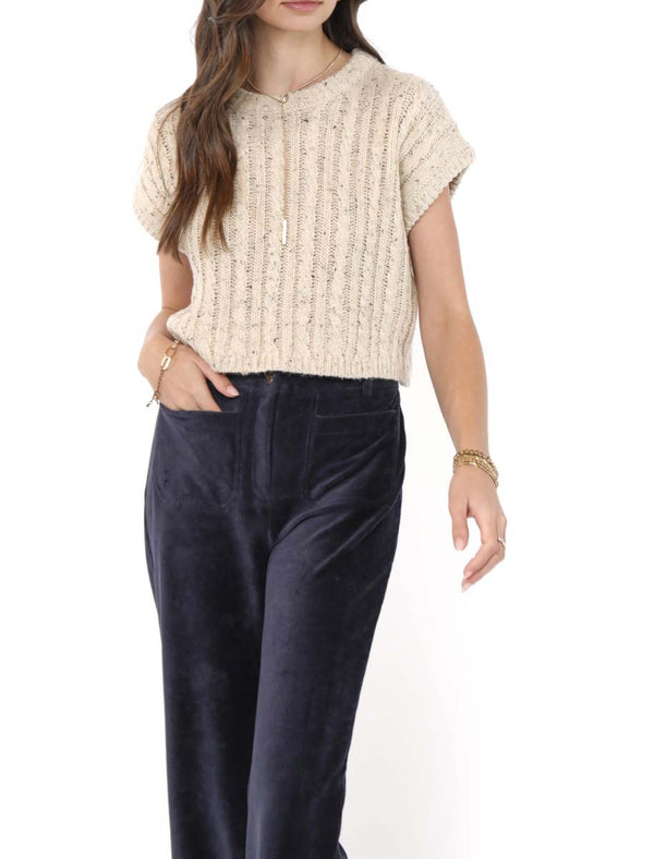 EFFORTLESS CABLE KNIT SWEATER