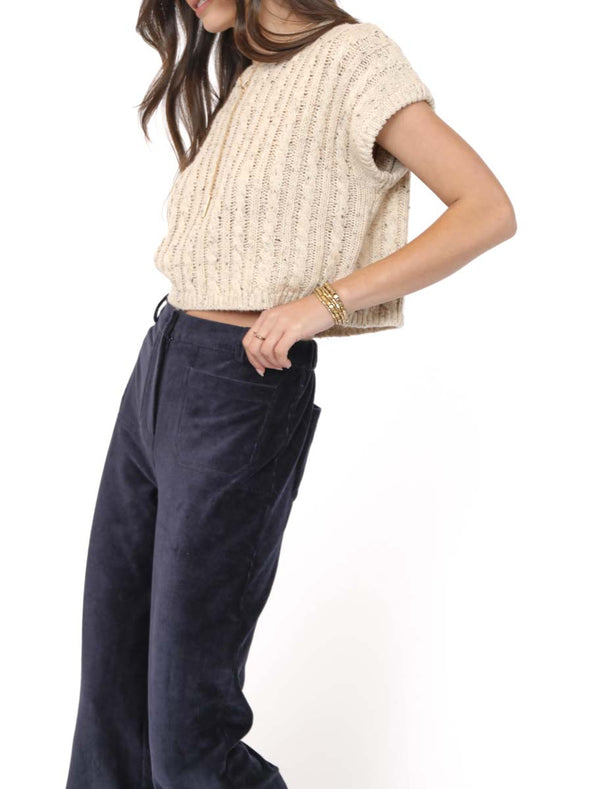 EFFORTLESS CABLE KNIT SWEATER
