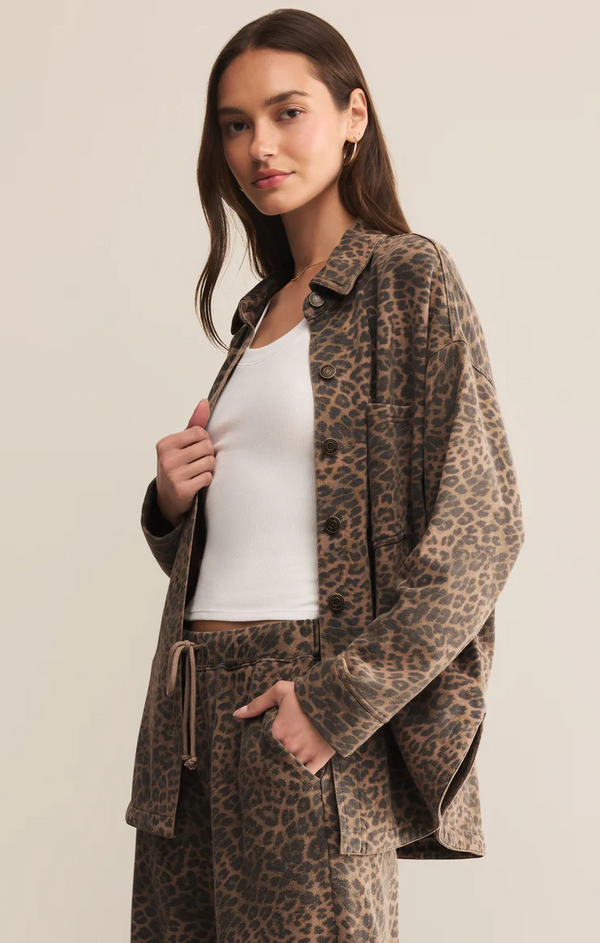 ALL DAY KNIT LEOPARD JACKET
