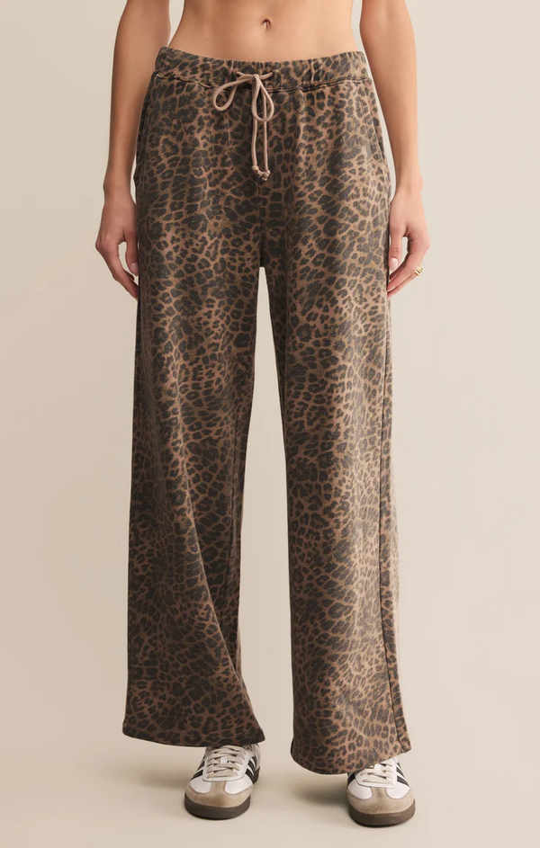 HUNTER KNIT LEOPARD PANT
