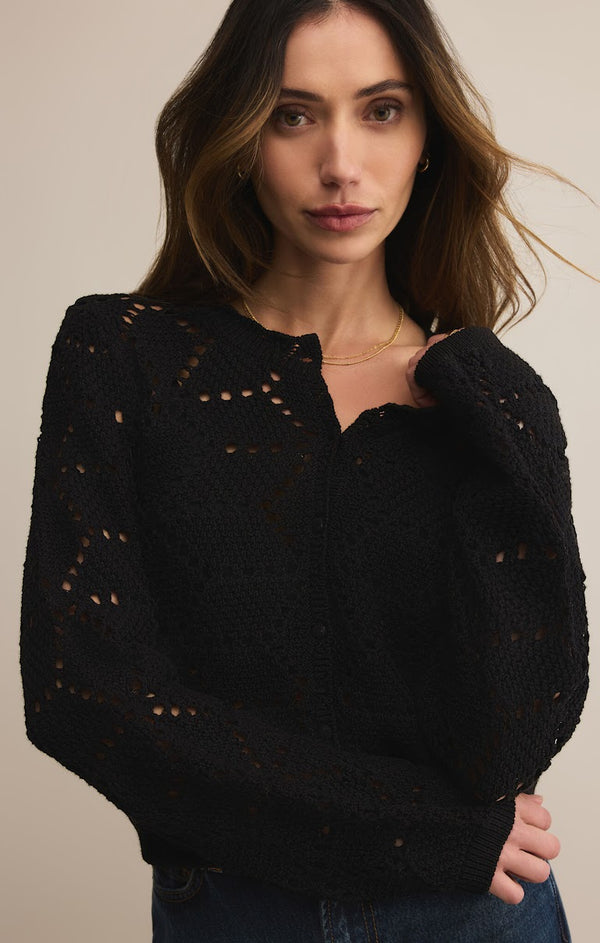ROSALYN DIAMOND SWEATER CARDIGAN