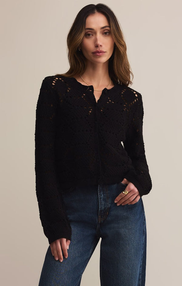 ROSALYN DIAMOND SWEATER CARDIGAN