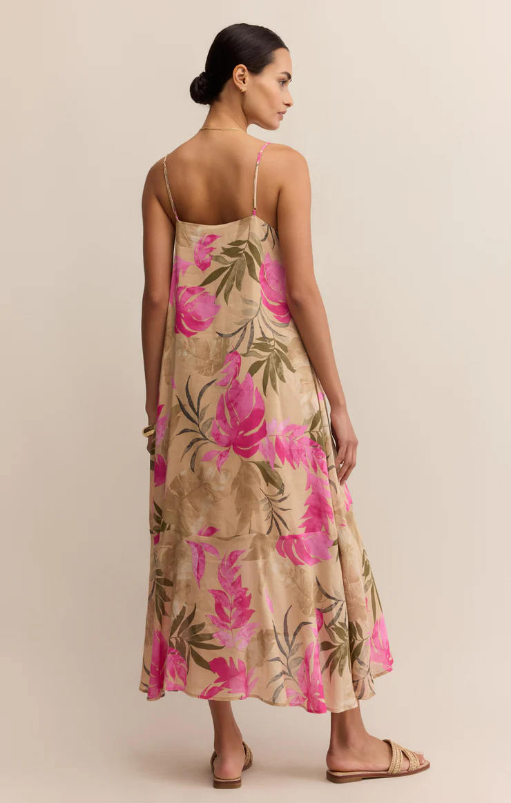 BENSON TROPICAL MIDI DRESS
