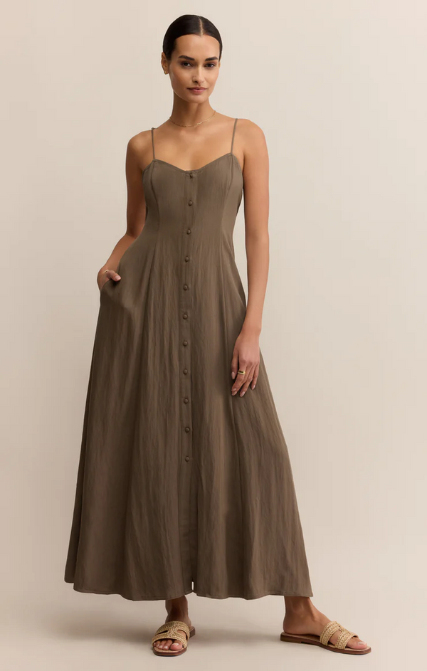 ANGEL EYES AIRY MIDI DRESS