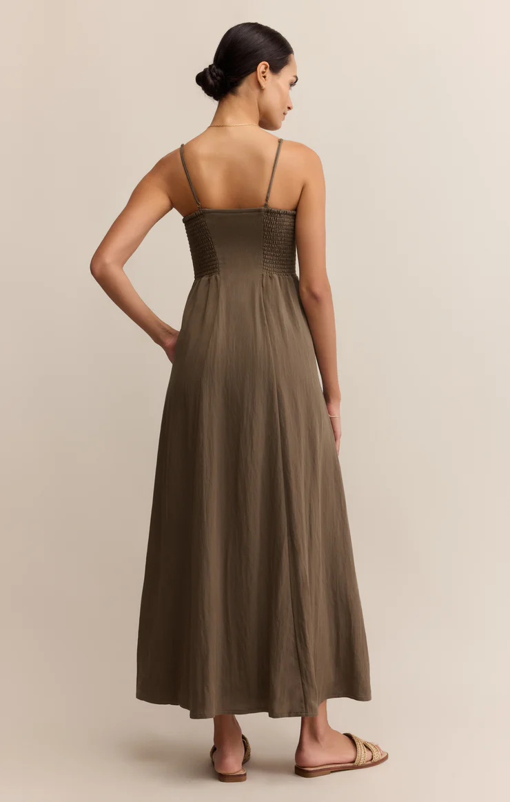 ANGEL EYES AIRY MIDI DRESS