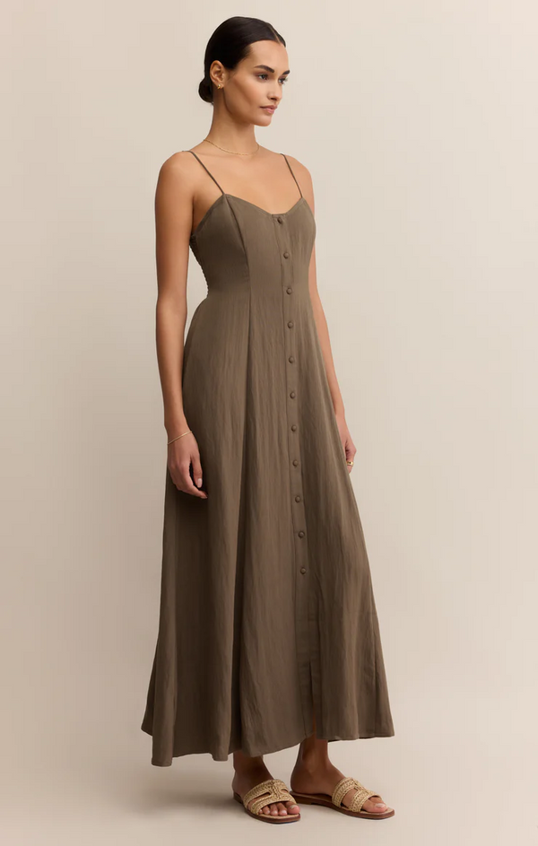 ANGEL EYES AIRY MIDI DRESS