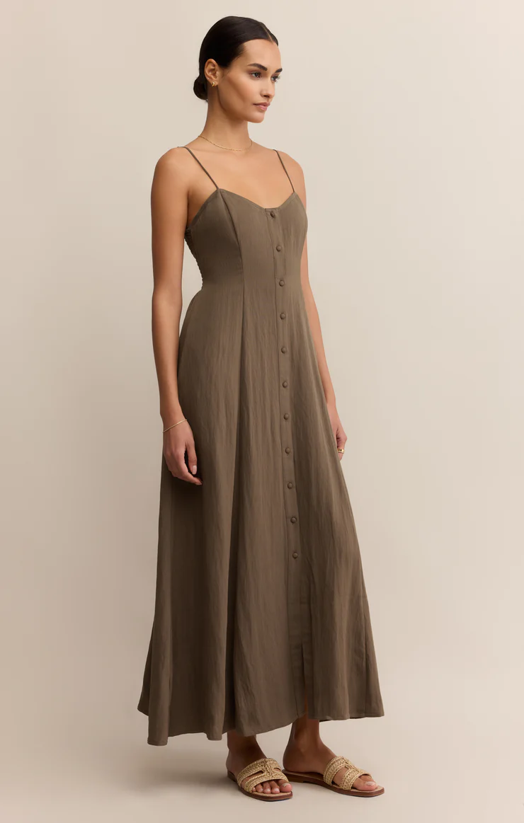 ANGEL EYES AIRY MIDI DRESS