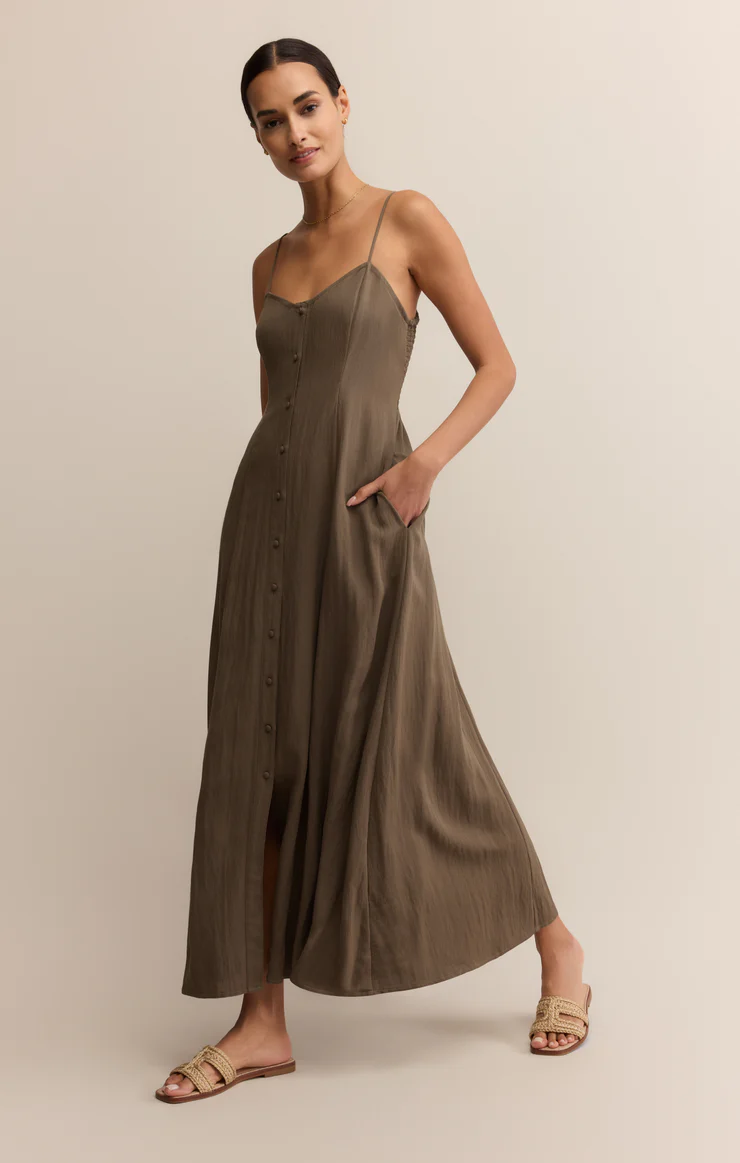 ANGEL EYES AIRY MIDI DRESS