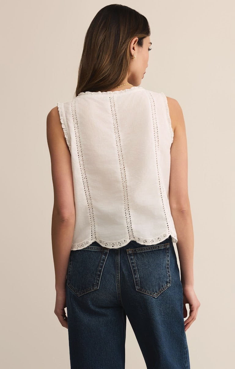TOMI EMBROIDERED TANK
