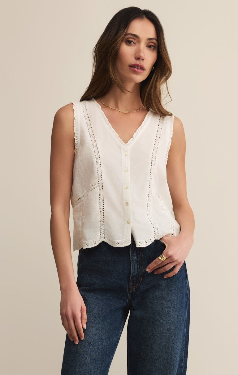 TOMI EMBROIDERED TANK