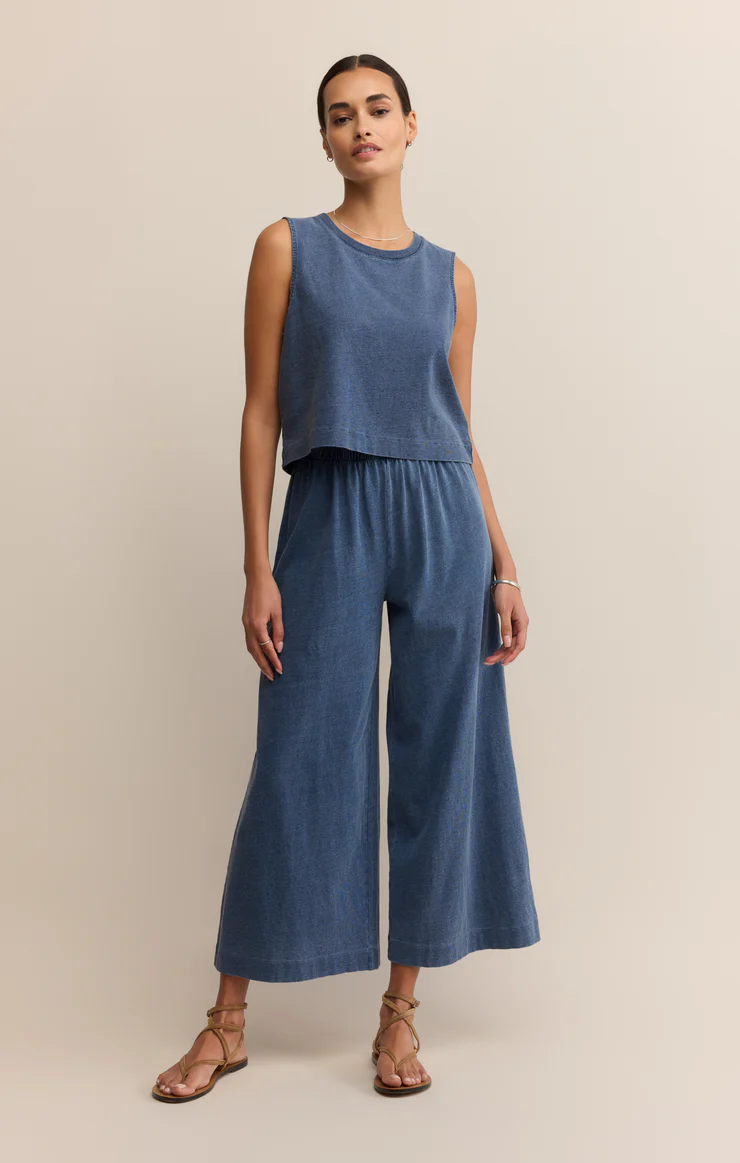 SLOANE JERSEY DENIM TANK