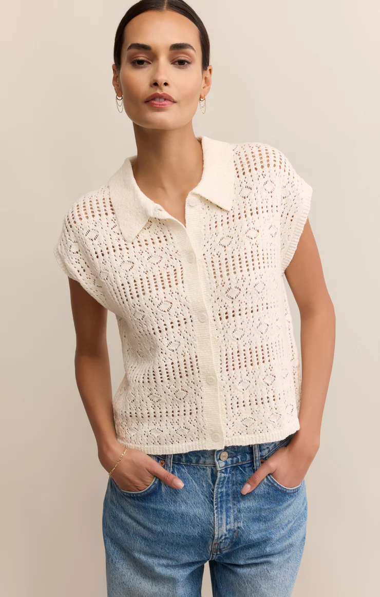 KINSLEY COTTON SWEATER TOP