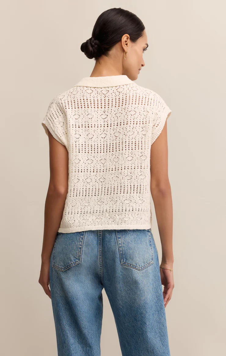 KINSLEY COTTON SWEATER TOP