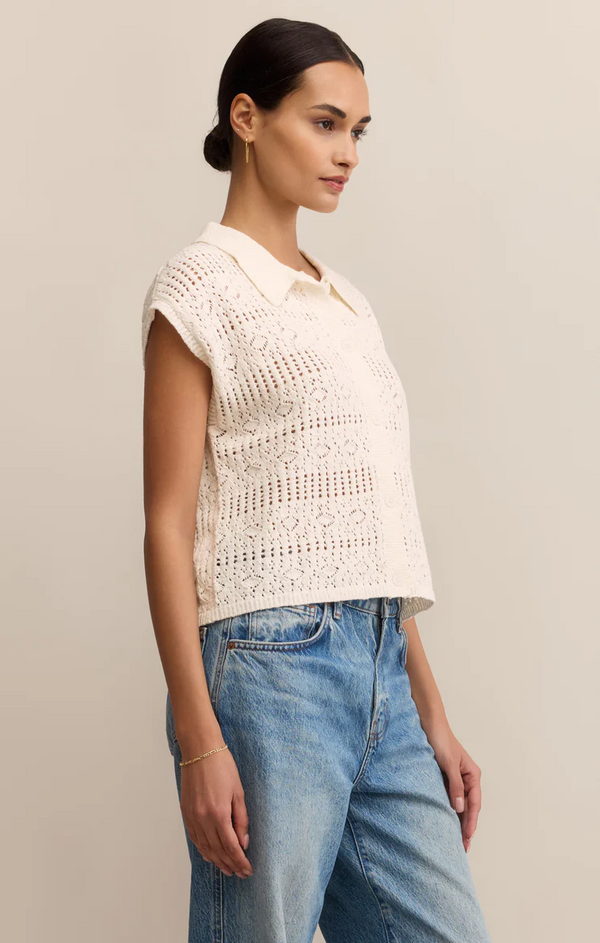 KINSLEY COTTON SWEATER TOP