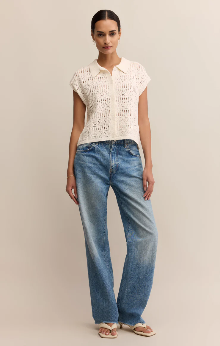 KINSLEY COTTON SWEATER TOP