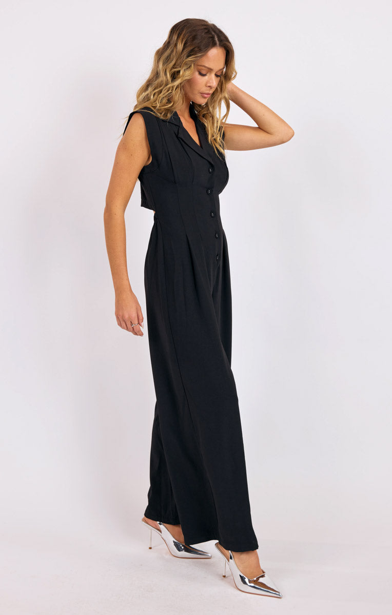 NIGHTCAP CUT OUT WIDE LEG JUMPSUIT