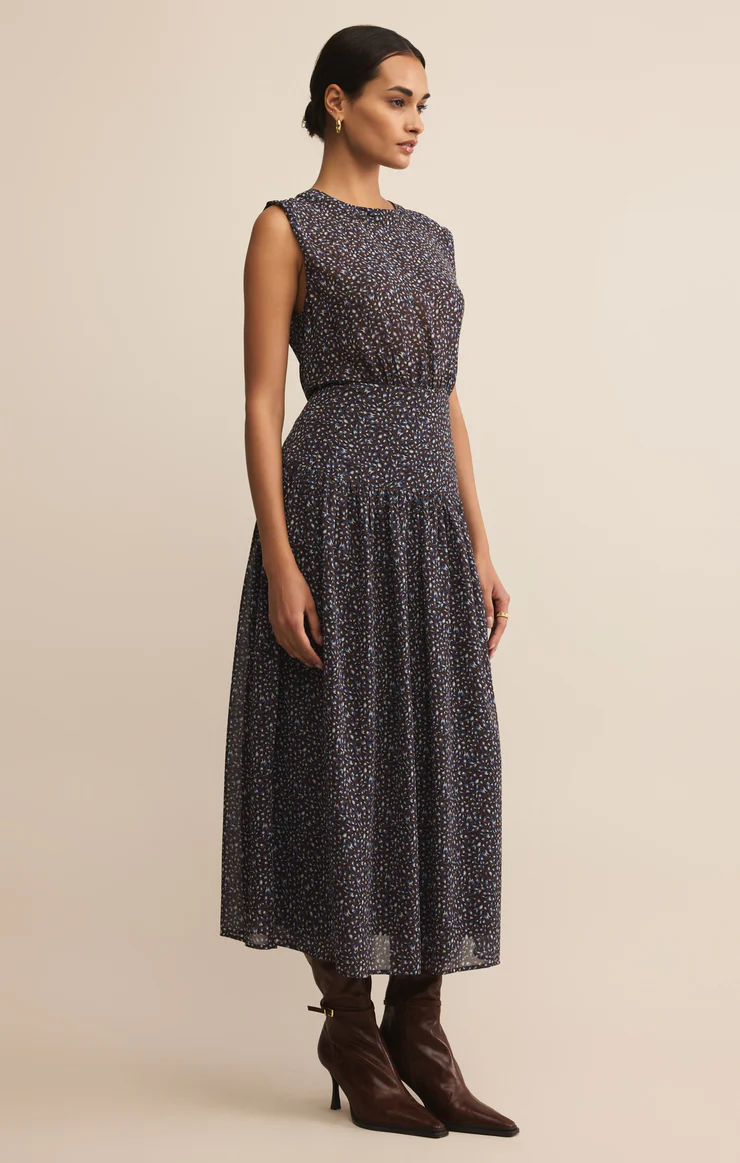 ETTA ASPEN FLORAL MIDI DRESS