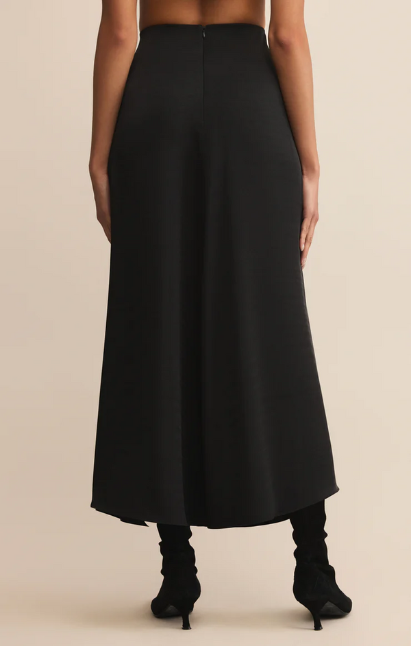 NORTHPOINTE SATIN MIDI SKIRT