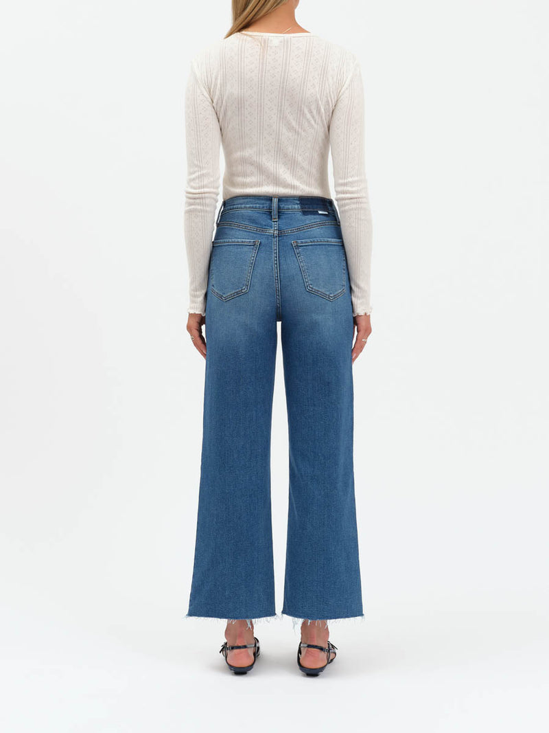 PLEASER - HIGH RISE WIDE ANKLE W WELT POCKETS