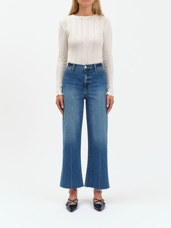 PLEASER - HIGH RISE WIDE ANKLE W WELT POCKETS