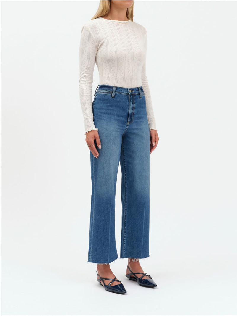 PLEASER - HIGH RISE WIDE ANKLE W WELT POCKETS